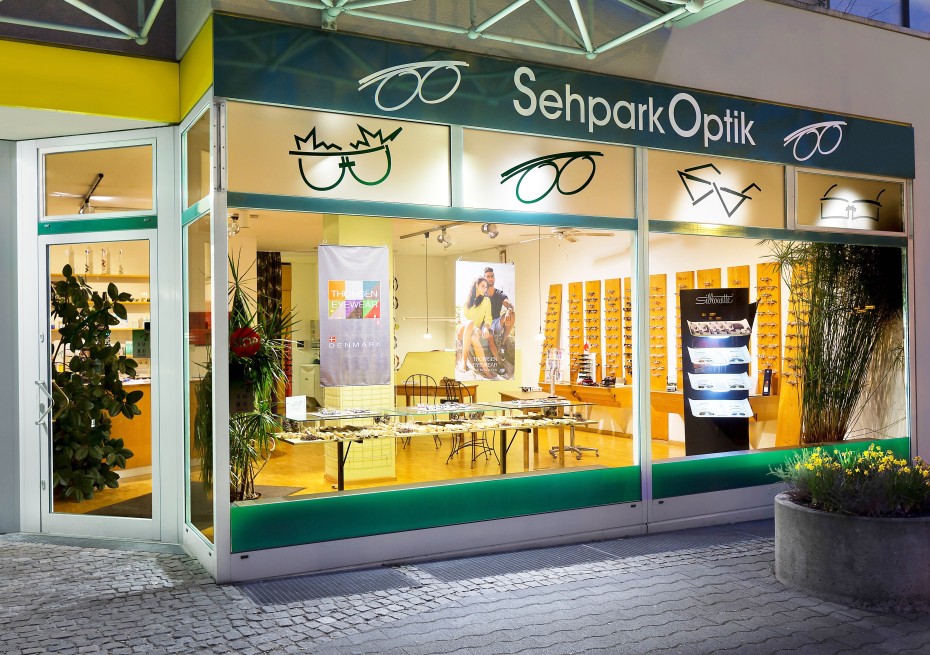 Schaufenster Sehpark Optik in Freiburg